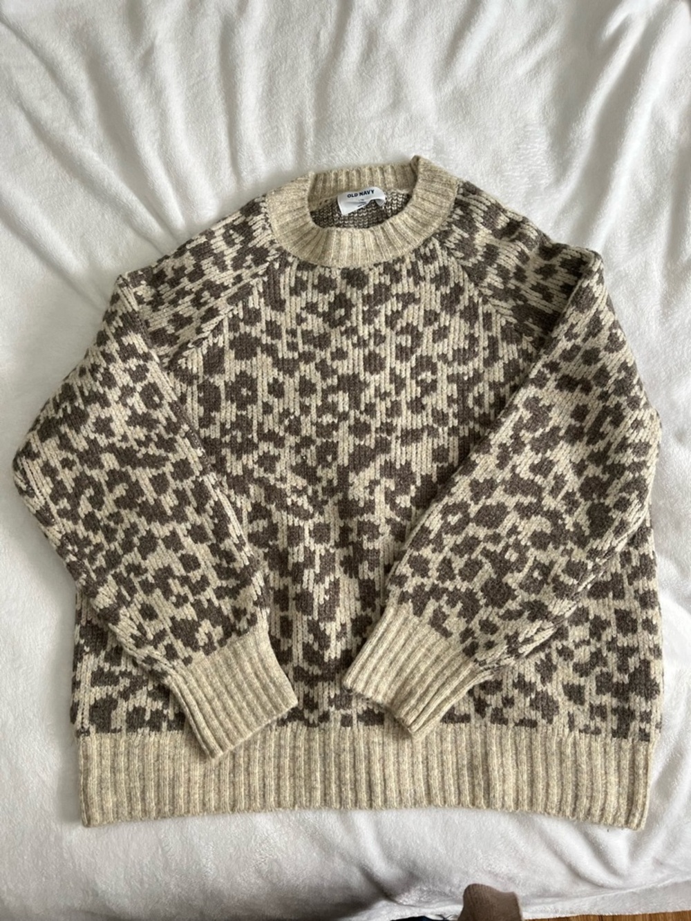 Old Navy Women’s Leopard-Style Sweater